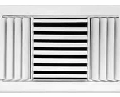 Outlet ✔️ PROSELECT® 14 x 10 in. Commercial Ceiling & Sidewall Register in White 3-way Aluminum 💯