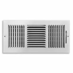 Cheapest 🤩 PROSELECT® 14 x 6 in. Residential Ceiling & Sidewall Register White 3-way Steel ❤️