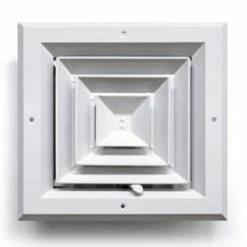 Outlet ❤️ PROSELECT® Commercial 10 x 10 in. Ceiling Diffuser in White Aluminum ❤️