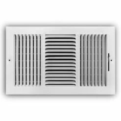 Wholesale 🌟 PROSELECT® 14 x 8 in. Residential Ceiling & Sidewall Register White 3-way Steel 😍
