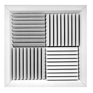 Promo ✔️ PROSELECT® Commercial 10 x 10 in. Ceiling Diffuser in White Aluminum 🤩 3 Promo ✔️ PROSELECT® Commercial 10 x 10 in. Ceiling Diffuser in White Aluminum 🤩