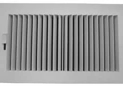 Hot Sale 😀 PROSELECT® 10 x 8 in. Residential Ceiling & Sidewall Register in White 2-way Plastic 👏