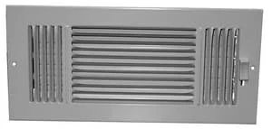 New 😉 PROSELECT® 12 x 4 in. Residential Ceiling & Sidewall Register in White 3-way Steel ✔️ 3 New 😉 PROSELECT® 12 x 4 in. Residential Ceiling & Sidewall Register in White 3-way Steel ✔️