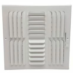 Top 10 😉 PROSELECT® 10 x 10 in. Residential Ceiling & Sidewall Register in White 4-way Steel 🎉