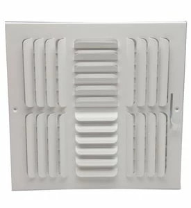 Top 10 😉 PROSELECT® 10 x 10 in. Residential Ceiling & Sidewall Register in White 4-way Steel 🎉 2 Top 10 😉 PROSELECT® 10 x 10 in. Residential Ceiling & Sidewall Register in White 4-way Steel 🎉