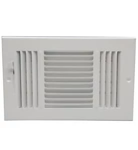 Hot Sale 😀 PROSELECT® 14 x 10 in. Stamped Steel 3-way Residential Ceiling & Sidewall Register with 1/2 in. Fin in White ⭐ 3 Hot Sale 😀 PROSELECT® 14 x 10 in. Stamped Steel 3-way Residential Ceiling & Sidewall Register with 1/2 in. Fin in White ⭐