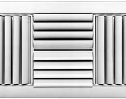 Discount 🛒 PROSELECT® 12 x 12 in. Commercial Ceiling & Sidewall Register in White 4-way Aluminum ⭐