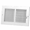 Outlet ❤️ PROSELECT® 12 x 8 in. Residential Ceiling & Sidewall Register in White 2-way Steel 🛒 -PROSELECT Sales Store Query 297