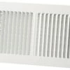 Promo ⌛ PROSELECT® 10 x 6 in. Residential Ceiling & Sidewall Register in White 2-way Steel 💯