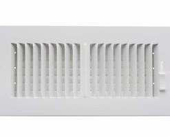 New 🎁 PROSELECT® 24 x 8 in. Residential Ceiling & Sidewall Register in White 2-way Steel 🌟