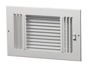 Promo ⌛ PROSELECT® 8 x 4 in. Stamped Steel 3-way Residential Ceiling & Sidewall Register in White 😍 3 Promo ⌛ PROSELECT® 8 x 4 in. Stamped Steel 3-way Residential Ceiling & Sidewall Register in White 😍