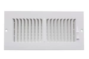 Flash Sale 🤩 PROSELECT® 20 x 8 in. Residential Ceiling & Sidewall Register in White 2-way Steel 😍 3 Flash Sale 🤩 PROSELECT® 20 x 8 in. Residential Ceiling & Sidewall Register in White 2-way Steel 😍