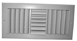 Flash Sale ✔️ PROSELECT® 14 x 14 in. Aluminum Adjustable Curve Blade 3-way Residential Ceiling & Sidewall Register in White ❤️ 3 Flash Sale ✔️ PROSELECT® 14 x 14 in. Aluminum Adjustable Curve Blade 3-way Residential Ceiling & Sidewall Register in White ❤️