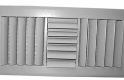 Best Pirce 😍 PROSELECT® 10 x 10 in. Aluminum Adjustable Curve Blade 3-way Residential Ceiling & Sidewall Register in White 💯