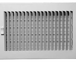 Coupon 🎁 PROSELECT® 8 x 4 in. Residential Ceiling & Sidewall Register in White 1-way Steel 😀