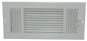 Top 10 ✨ PROSELECT® 10 x 4 in. Residential Ceiling & Sidewall Register in White 3-way Steel 🤩 3 Top 10 ✨ PROSELECT® 10 x 4 in. Residential Ceiling & Sidewall Register in White 3-way Steel 🤩