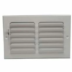 Outlet ✨ PROSELECT® 10 x 6 in. Residential Ceiling & Sidewall Register in White 1-way Steel 🤩