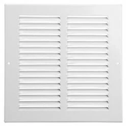 Best Sale ✔️ PROSELECT® 12 x 12 in. Residential 1-way Return Grille in White Aluminum 🎉