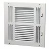 Budget 👍 PROSELECT® 12 x 12 in. Residential Ceiling & Sidewall Register in White 4-way Steel 👏 -PROSELECT Sales Store Query 85